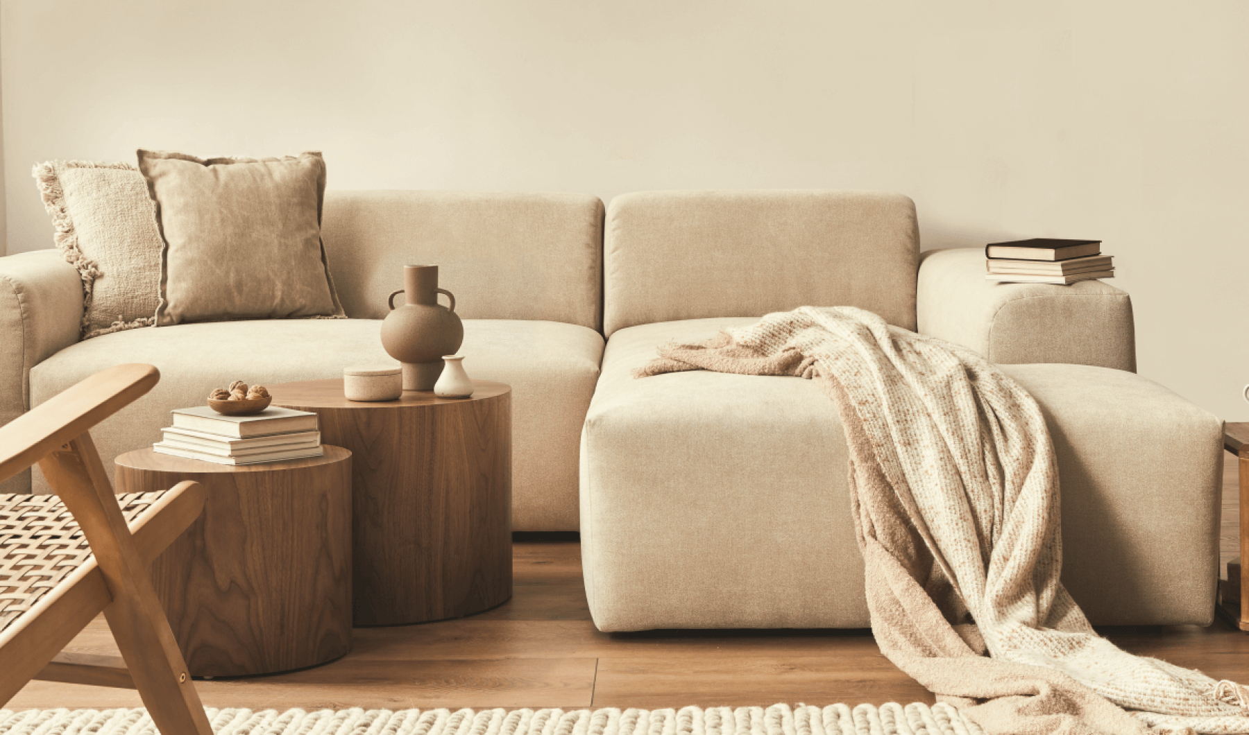 cozy beige furniture 